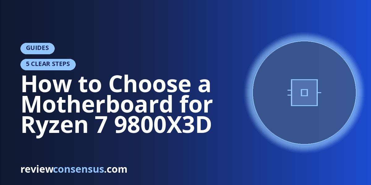 How to Choose a Motherboard for Ryzen 7 9800X3D