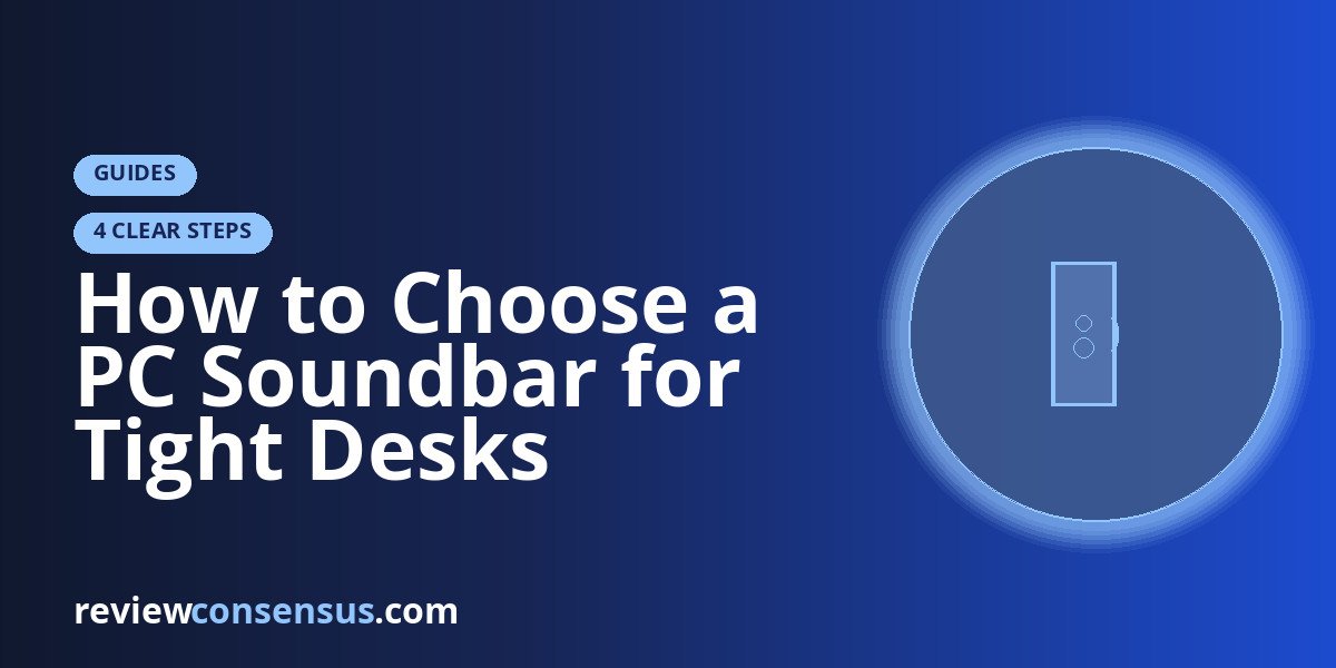 How to Choose a PC Soundbar for Tight Desks