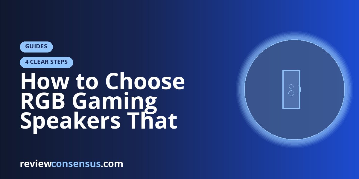 How to Choose RGB Gaming Speakers That Sound as Good as They Look