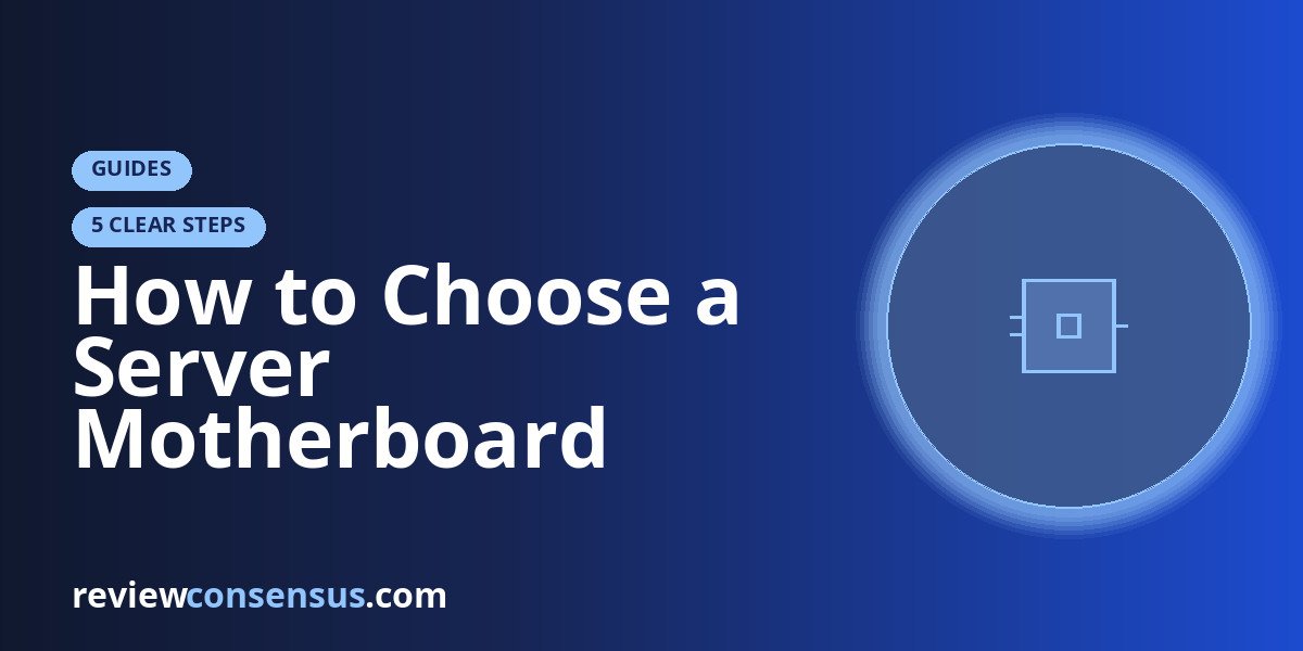 How to Choose a Server Motherboard