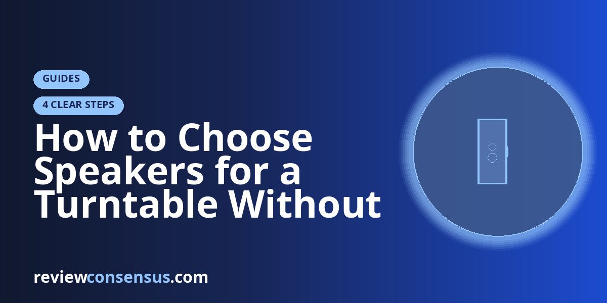 How to Choose Speakers for a Turntable Without Ruining Your Vinyl