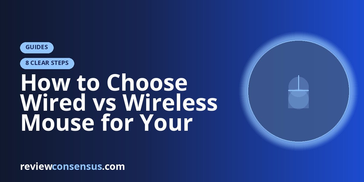How to Choose Wired vs Wireless Mouse for Your Desk