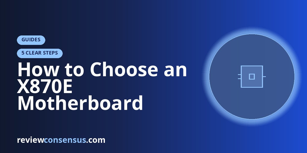 How to Choose an X870E Motherboard