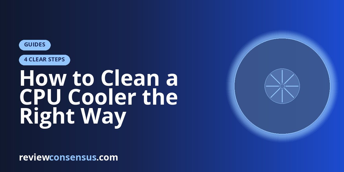 How to Clean a CPU Cooler the Right Way