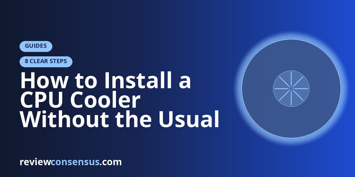 How to Install a CPU Cooler Without the Usual Headaches