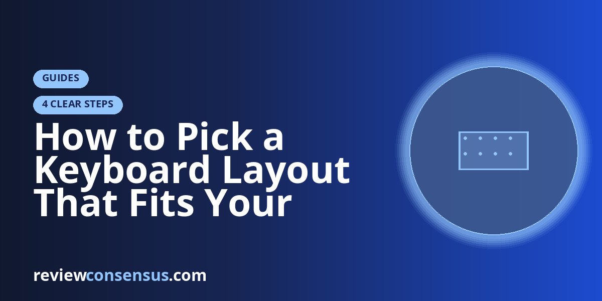 How to Pick a Keyboard Layout That Fits Your Desk and Workflow