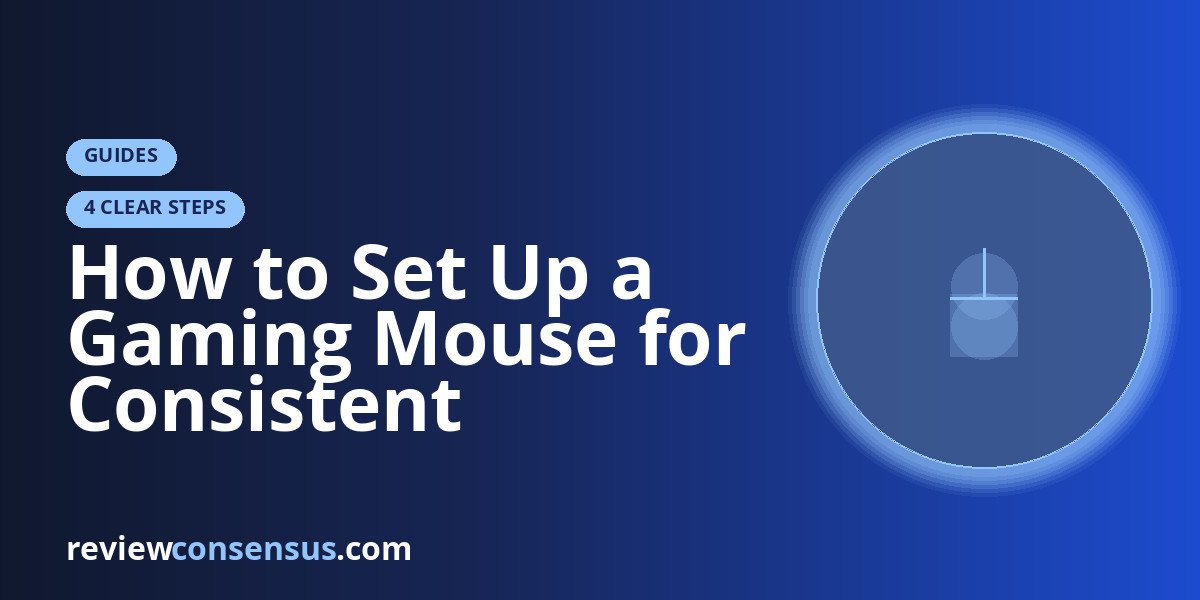 How to Set Up a Gaming Mouse for Consistent Performance