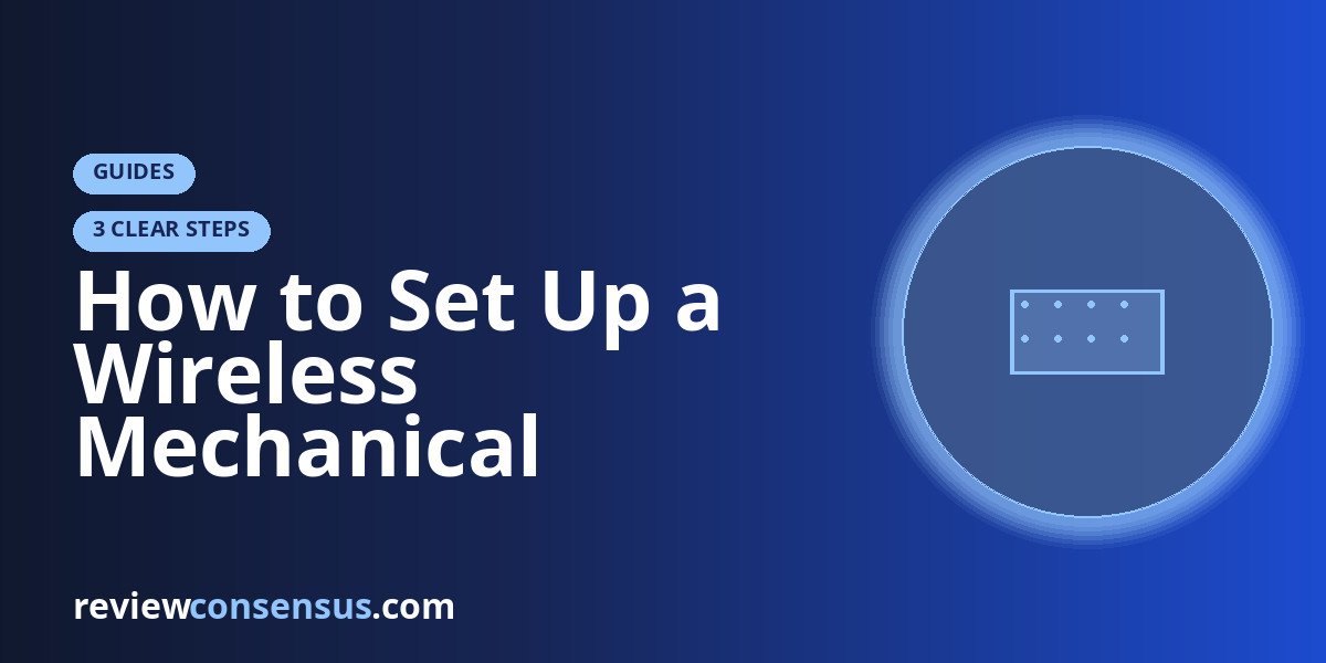 How to Set Up a Wireless Mechanical Keyboard the Right Way