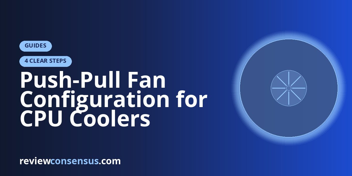 Push-Pull Fan Configuration for CPU Coolers Explained