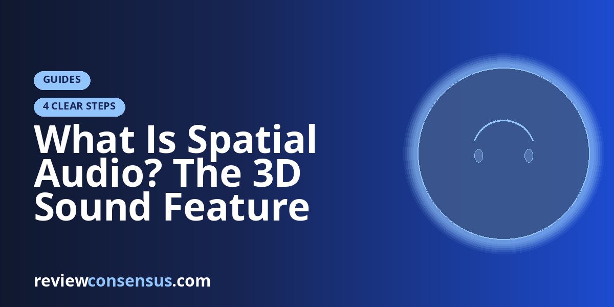 What Is Spatial Audio? The 3D Sound Feature Explained Clearly