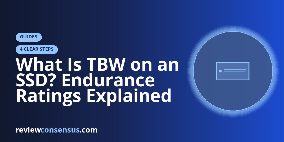 What Is TBW on an SSD? Endurance Ratings Explained Clearly