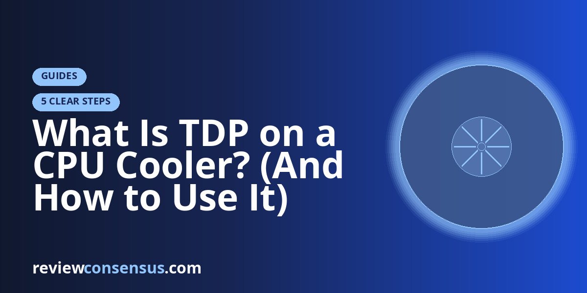 What Is TDP on a CPU Cooler? (And How to Use It)