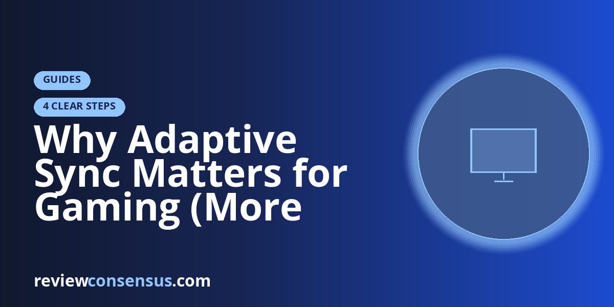 Why Adaptive Sync Matters for Gaming (More Than Another Hertz Number)