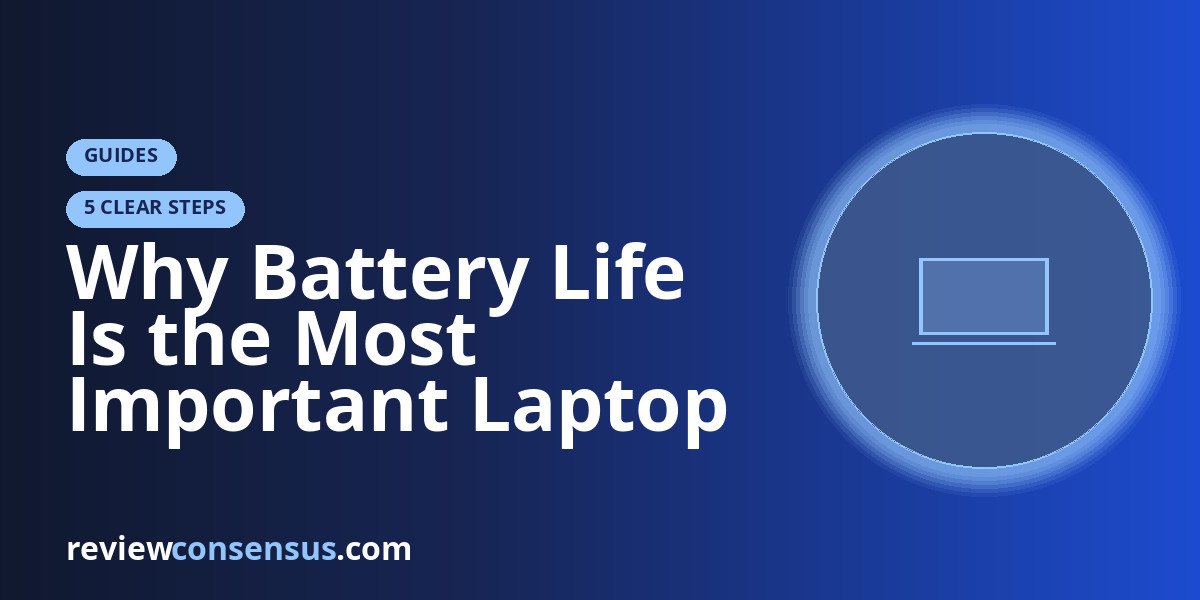 Why Battery Life Is the Most Important Laptop Spec