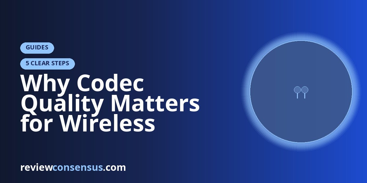 Why Codec Quality Matters for Wireless Earbuds