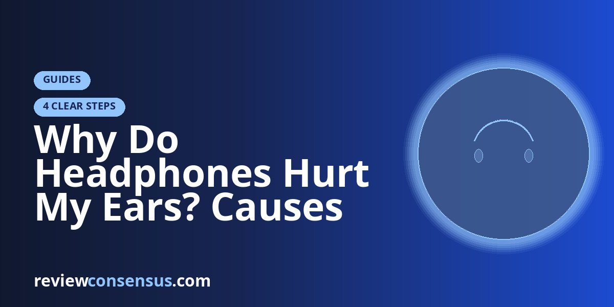 Why Do Headphones Hurt My Ears? Causes and Real Fixes