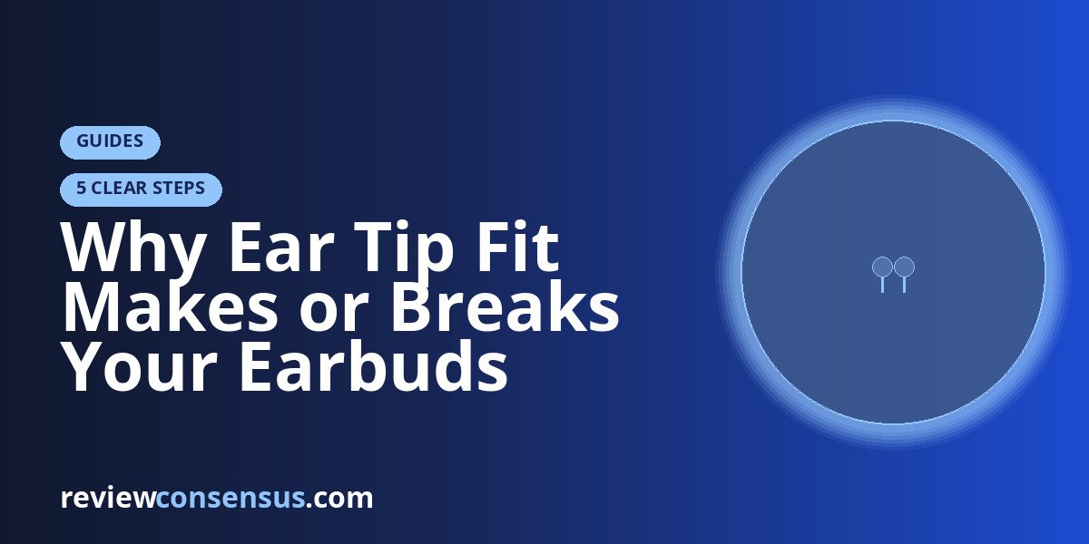 Why Ear Tip Fit Makes or Breaks Your Earbuds
