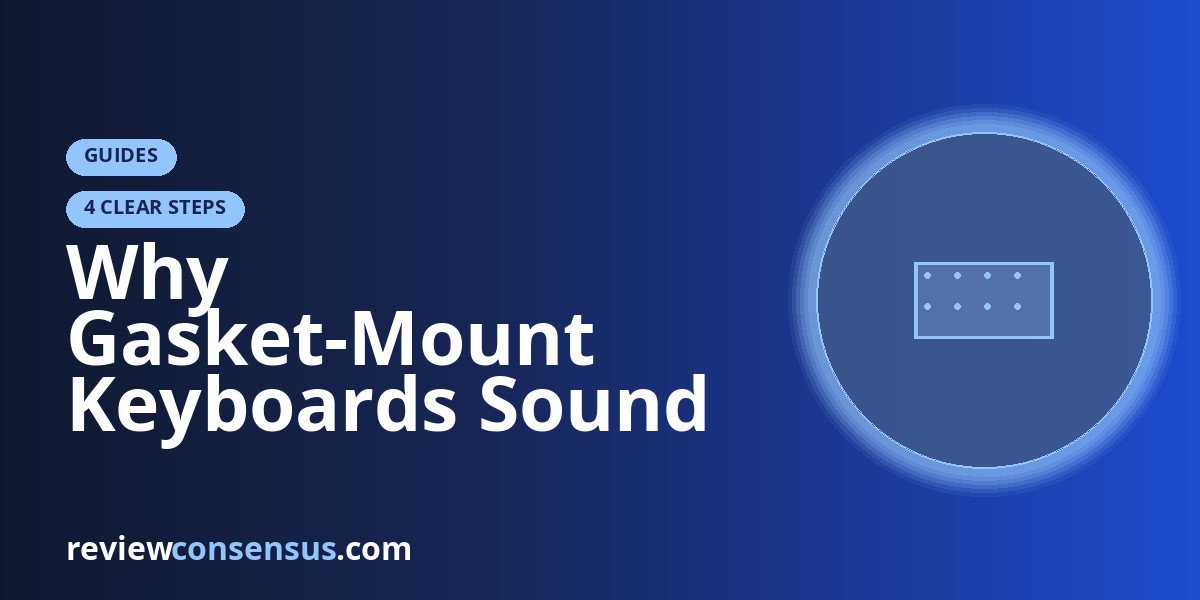 Why Gasket-Mount Keyboards Sound Better