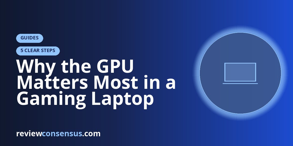 Why the GPU Matters Most in a Gaming Laptop