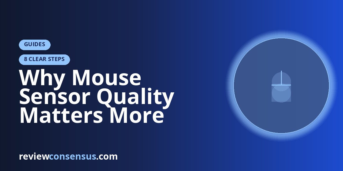 Why Mouse Sensor Quality Matters More Than Max DPI