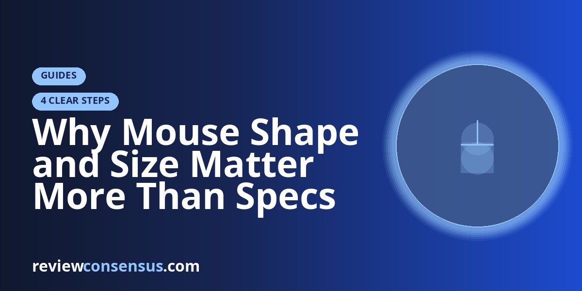 Why Mouse Shape and Size Matter More Than Specs