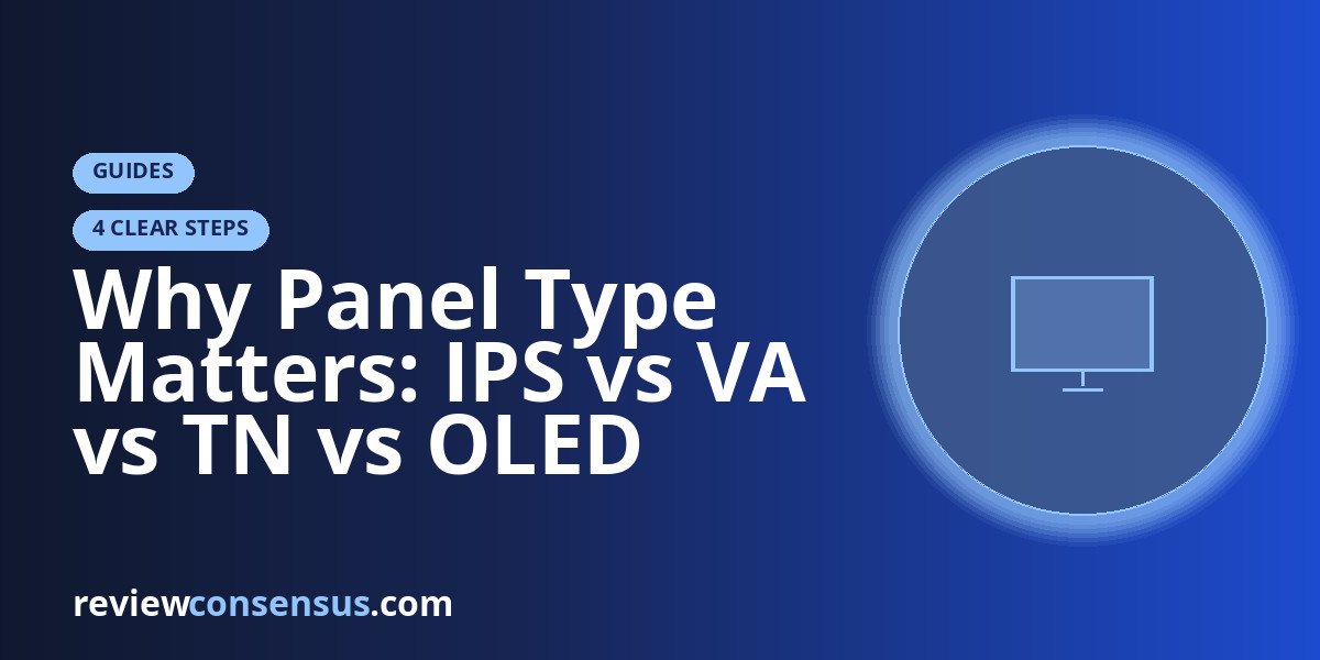 Why Panel Type Matters: IPS vs VA vs TN vs OLED