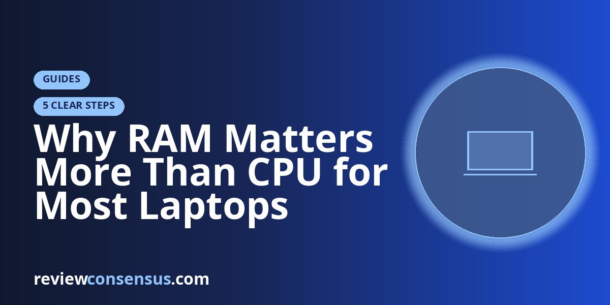 Why RAM Matters More Than CPU for Most Laptops