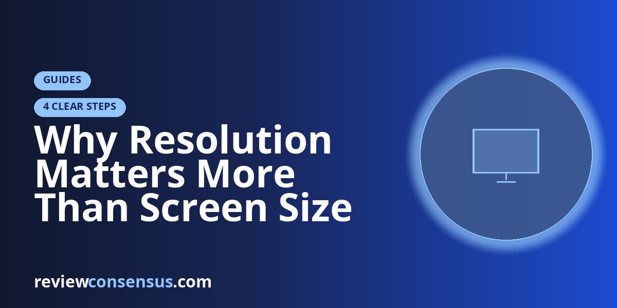 Why Resolution Matters More Than Screen Size