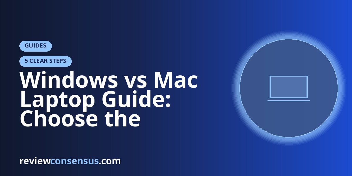 Windows vs Mac Laptop Guide: Choose the Platform, Not the Fan War