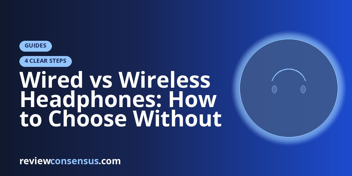 Wired vs Wireless Headphones: How to Choose Without the Hype