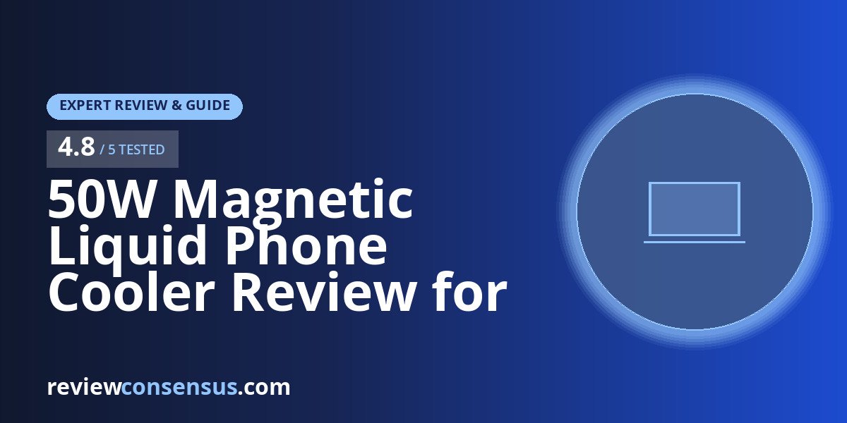 50W Magnetic Liquid Phone Cooler Review for Gaming and Streaming