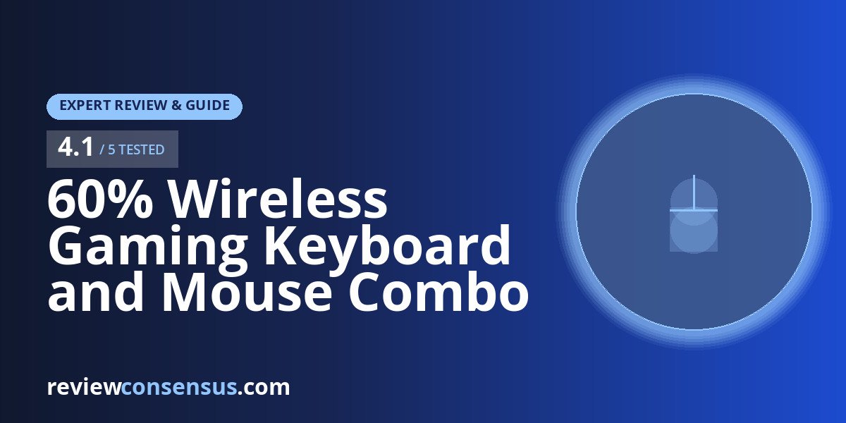 60% Wireless Gaming Keyboard and Mouse Combo Review