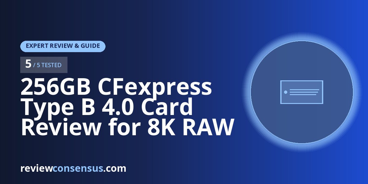 256GB CFexpress Type B 4.0 Card Review for 8K RAW Shoots