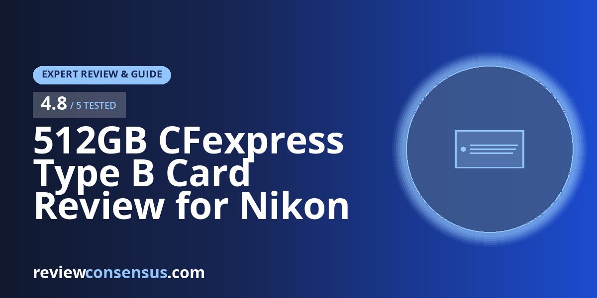 512GB CFexpress Type B Card Review for Nikon Canon and Panasonic