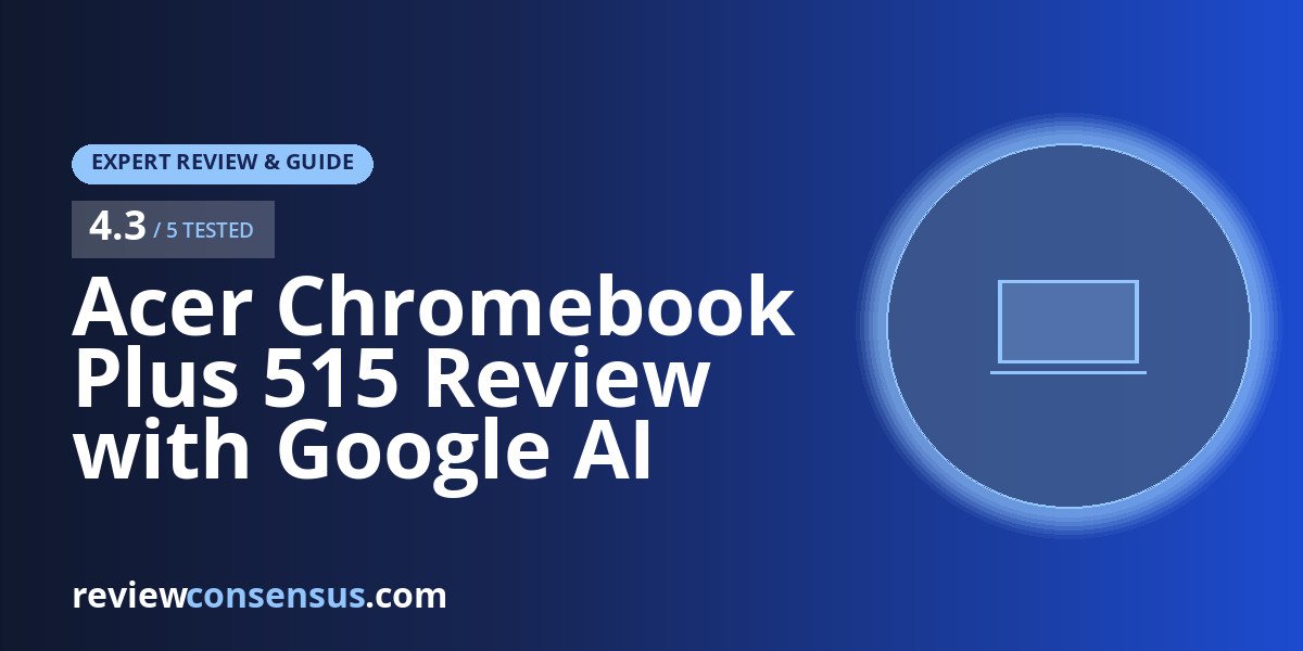 Acer Chromebook Plus 515 Review with Google AI and Touch Display