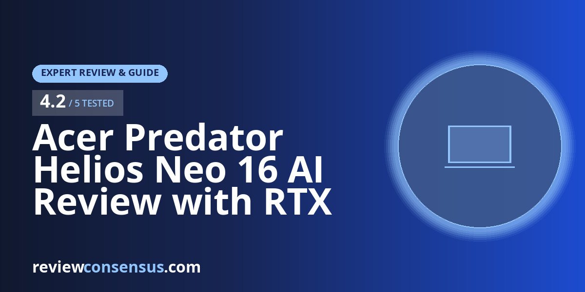 Acer Predator Helios Neo 16 AI Review with RTX 5070 Ti Power