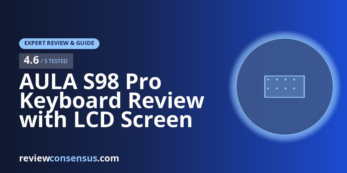 AULA S98 Pro Keyboard Review with LCD Screen and Knob