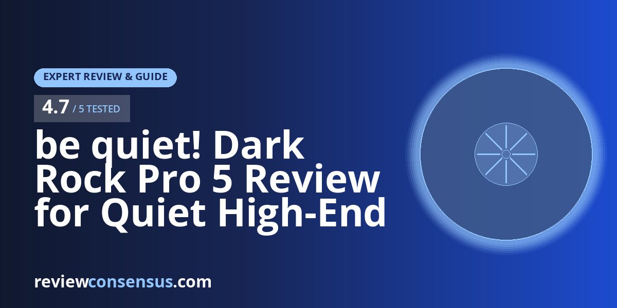 be quiet! Dark Rock Pro 5 Review for Quiet High-End Air Cooling