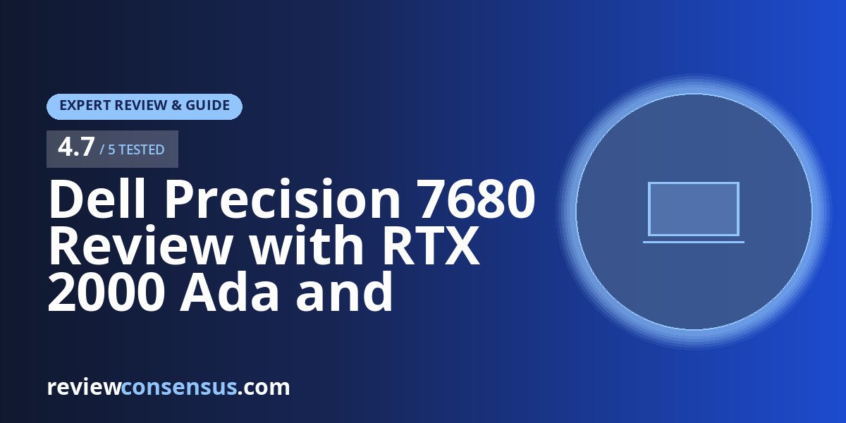 Dell Precision 7680 Review with RTX 2000 Ada and 32GB RAM