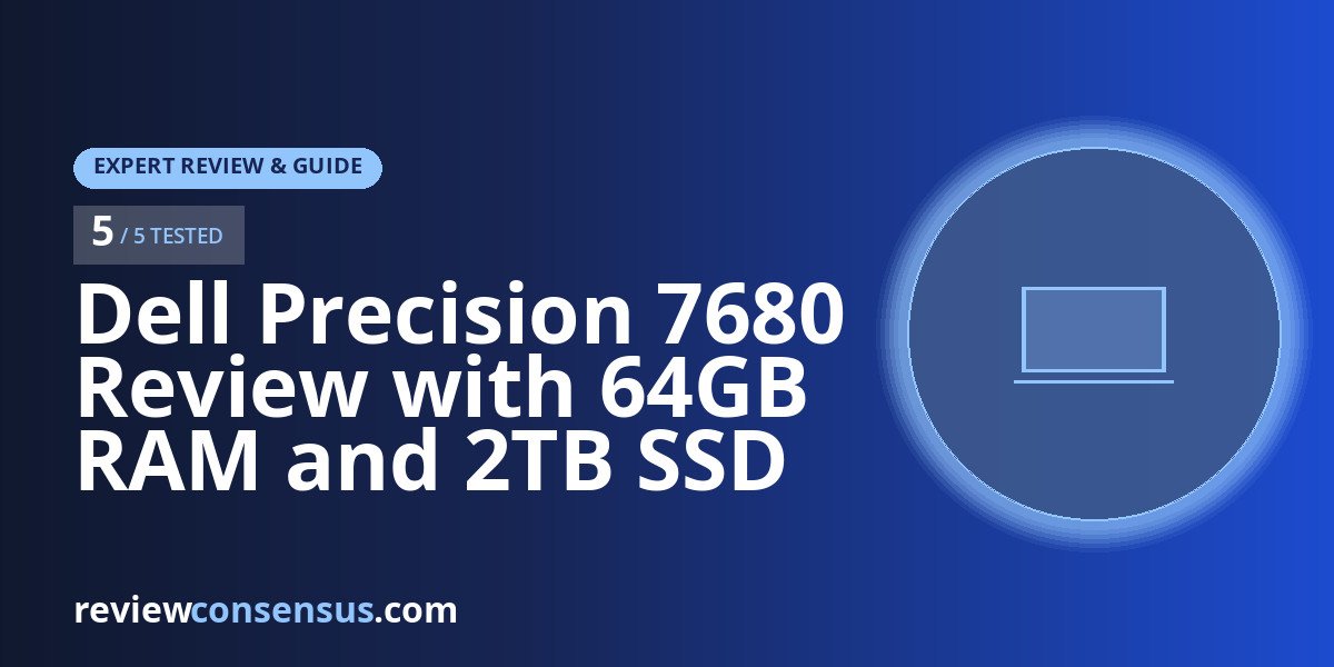 Dell Precision 7680 Review with 64GB RAM and 2TB SSD Config