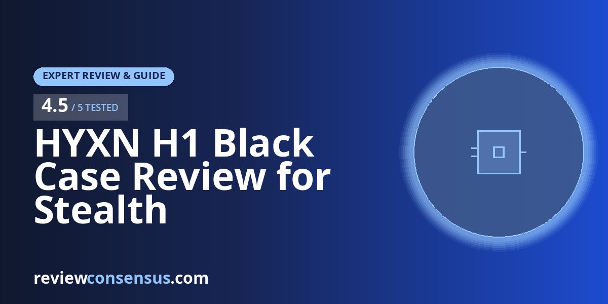 HYXN H1 Black Case Review for Stealth Dual-Chamber PCs