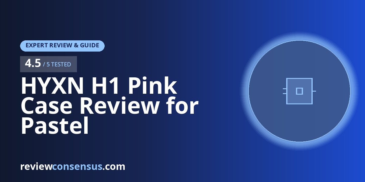 HYXN H1 Pink Case Review for Pastel Dual-Chamber Builds