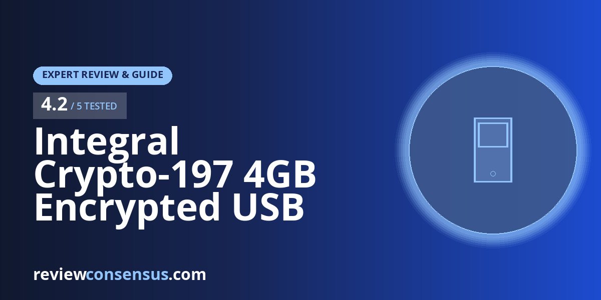 Integral Crypto-197 4GB Encrypted USB Drive Review