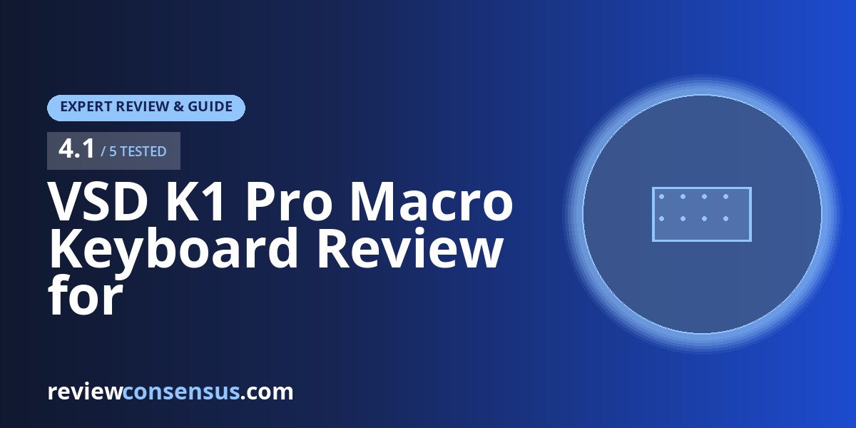 VSD K1 Pro Macro Keyboard Review for Stream-Friendly Control