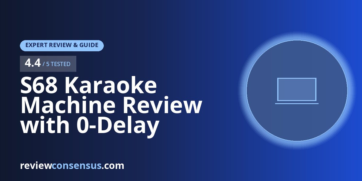 S68 Karaoke Machine Review with 0-Delay Wireless Microphones