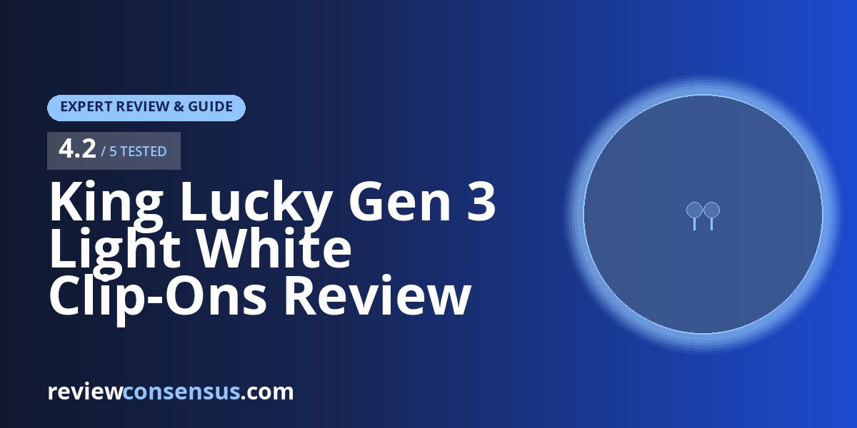 King Lucky Gen 3 Light White Clip-Ons Review for All-Day Open Listening
