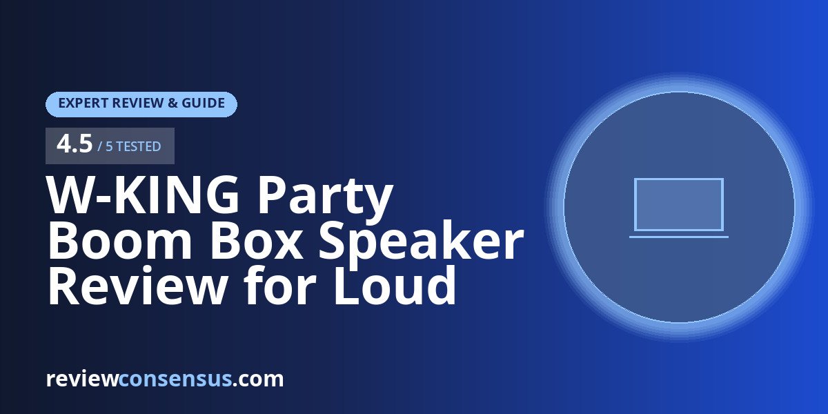 W-KING Party Boom Box Speaker Review for Loud Outdoor Bass