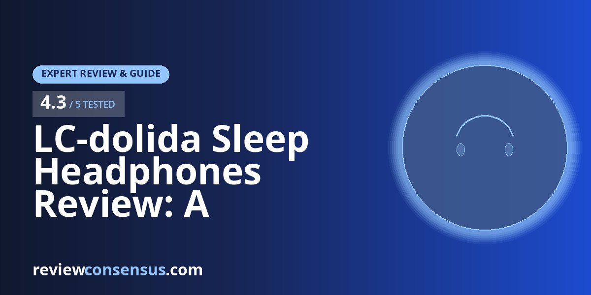 LC-dolida Sleep Headphones Review: A Practical Guide for Side Sleepers, Travelers, And People Making A Darker Wind-Down Routine