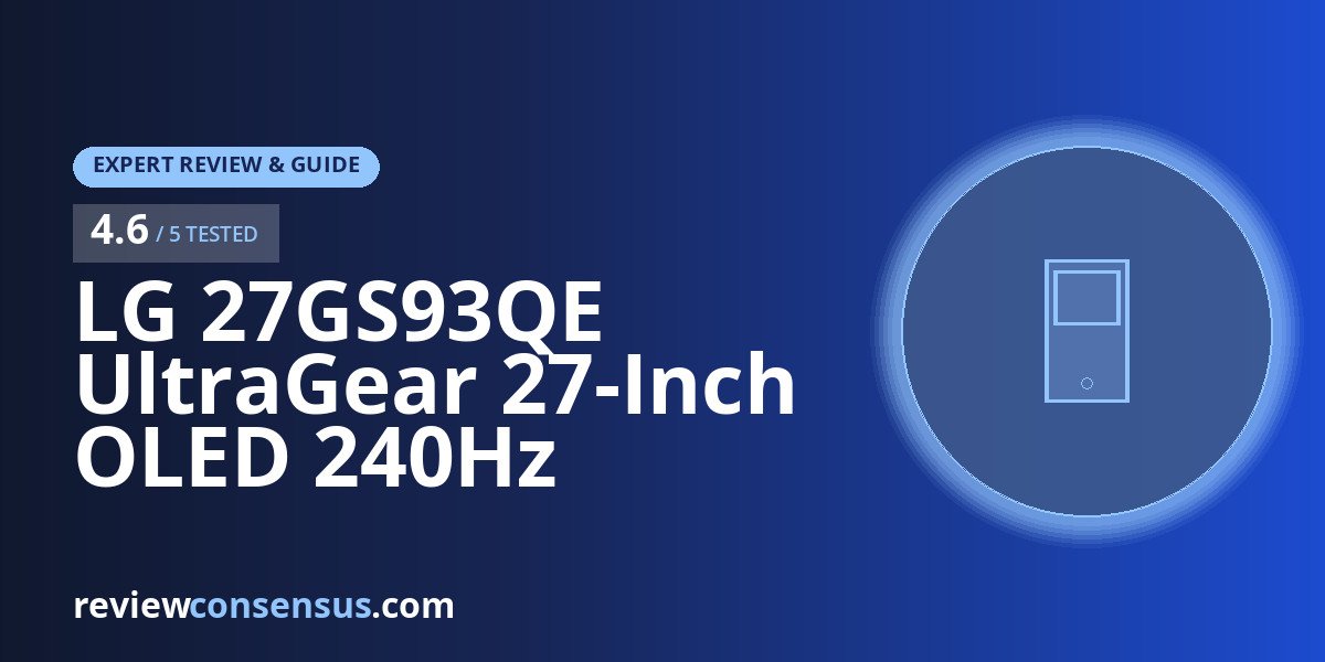 LG 27GS93QE UltraGear 27-Inch OLED 240Hz Review