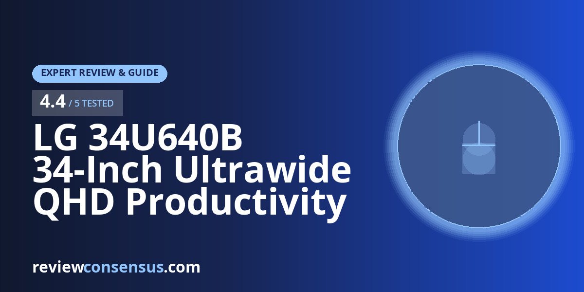 LG 34U640B 34-Inch Ultrawide QHD Productivity Monitor Review
